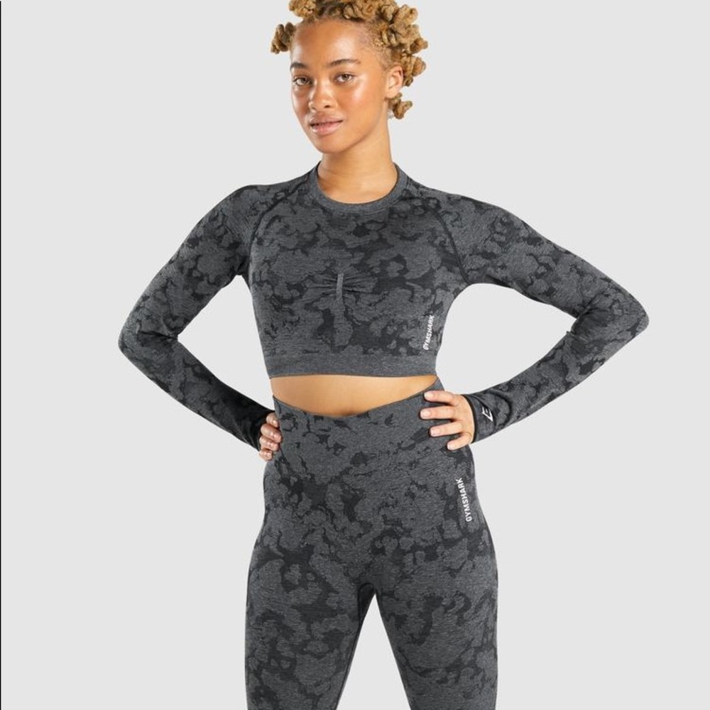 Gymshark adapt camo long sleeve